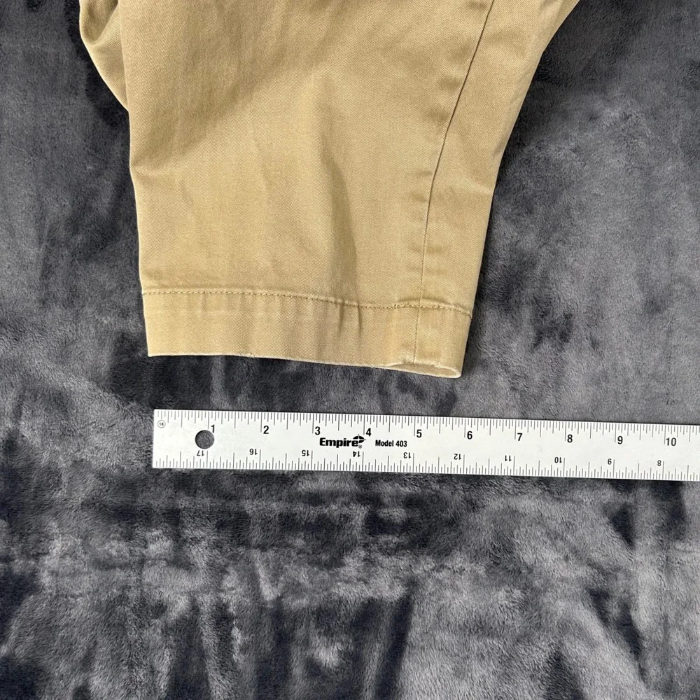 Banana Republic Tapered Fit Chino Pants Mens 36x32 Khaki Tan Stretch Cotton